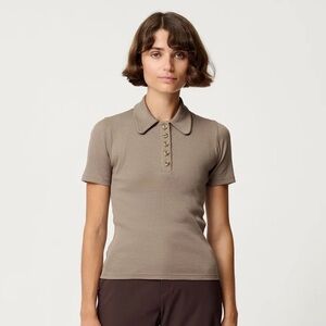 Hikerkind Ribbed Merino Polo 01